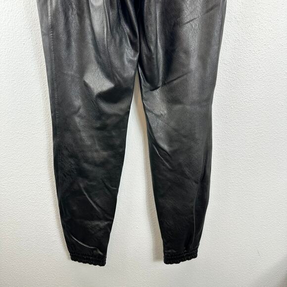 Spanx Leather-Like Joggers Faux Leather Jogger Black Small - Picture 7 of 14